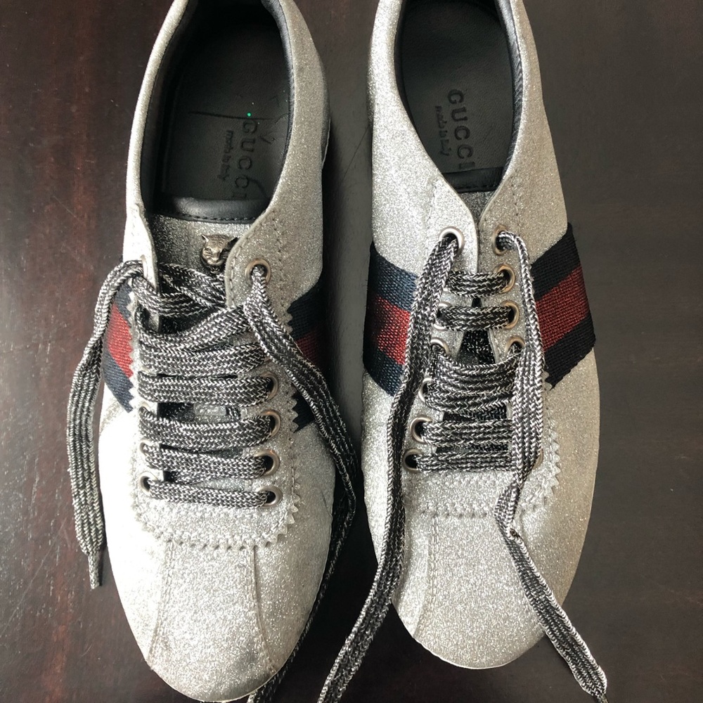 Glitter Gucci shoes